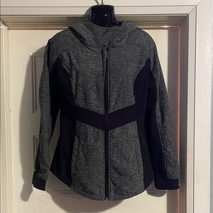 90 Degree By Reflex Charcoal and Black Ski Jacket